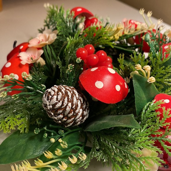 Plastic Christmas Candle Ring Set of 2 - Picture 3 of 9